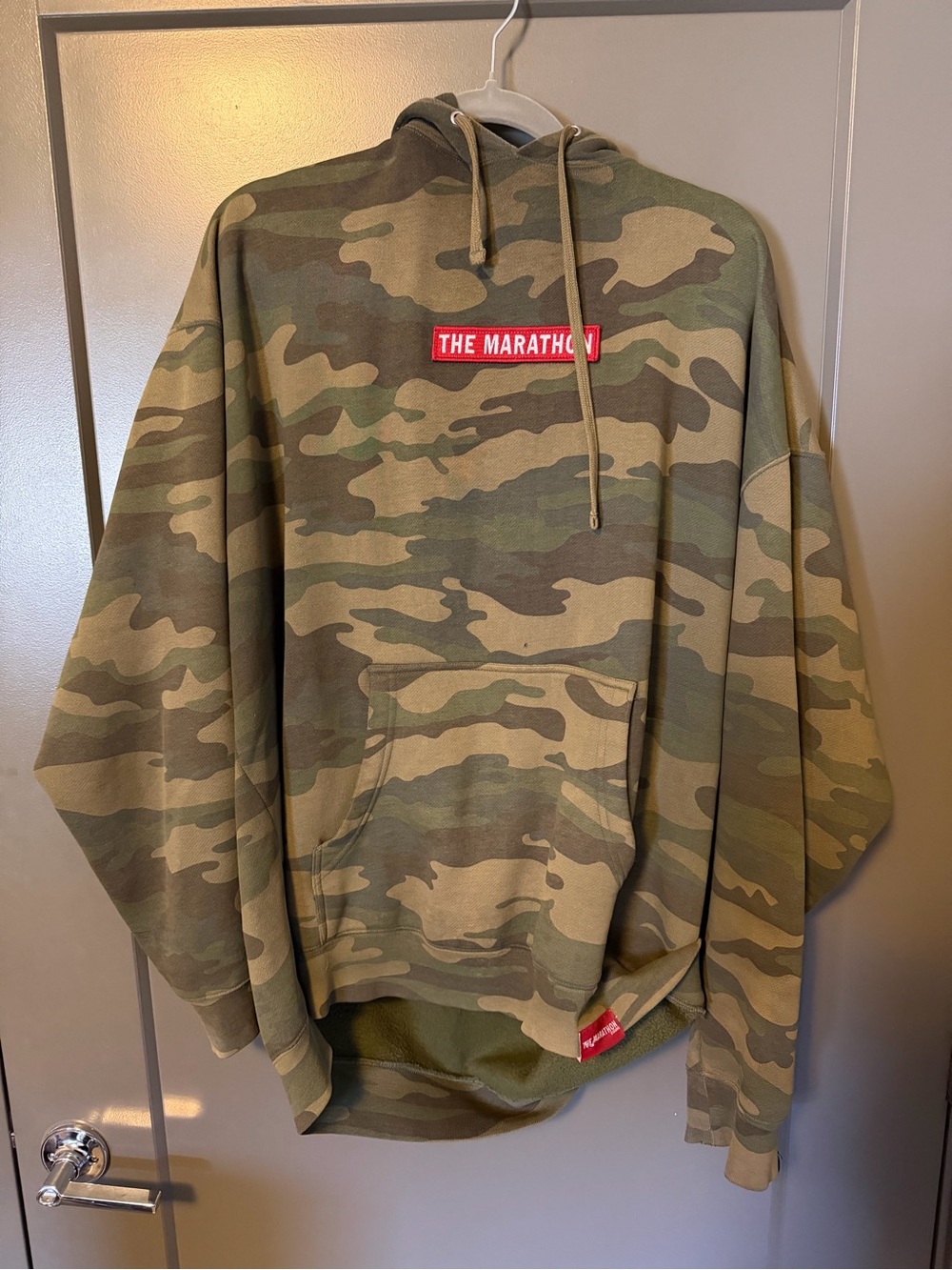 The Marathon Clothing camo hoodie